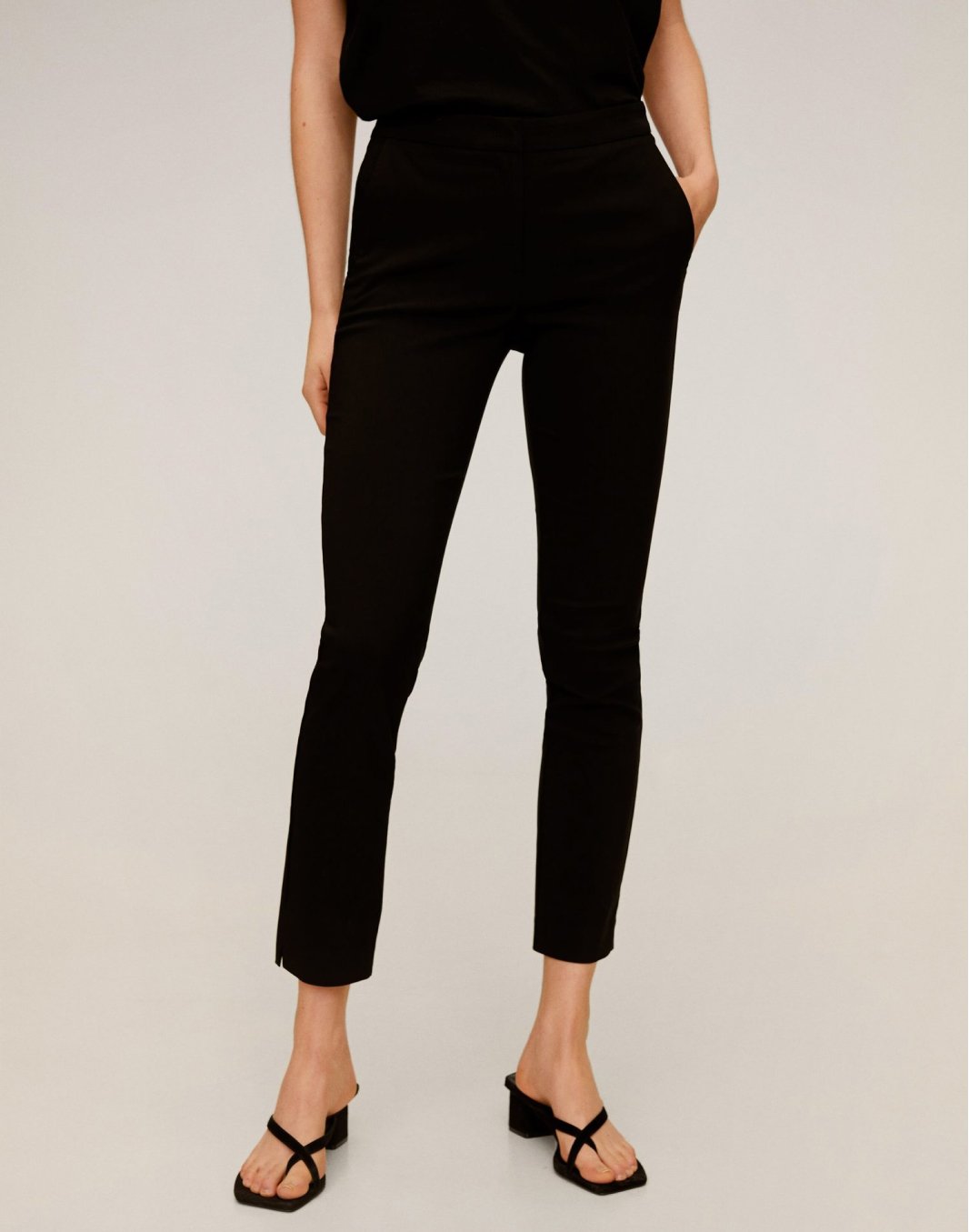 Crop skinny trousers