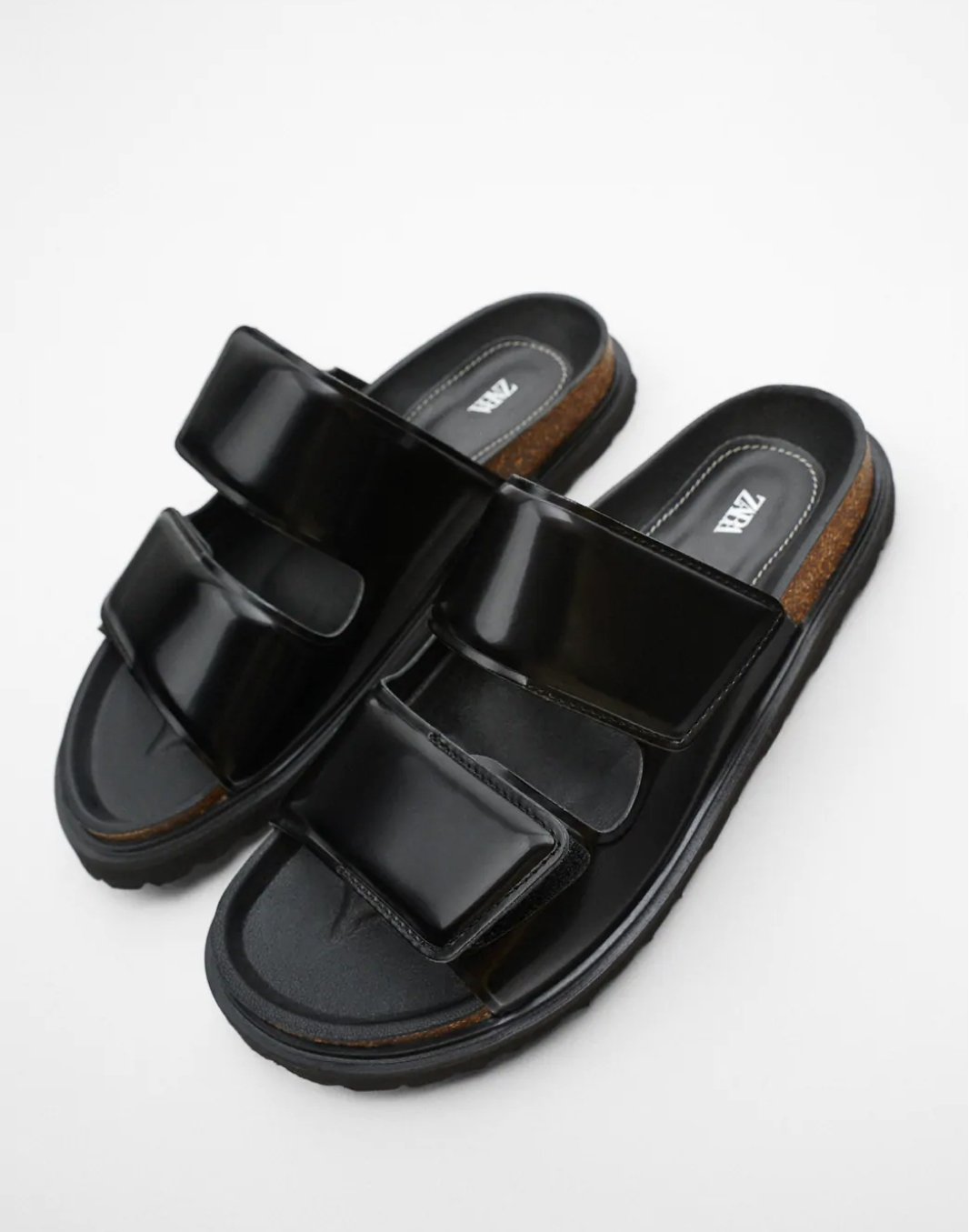 Flat croc sandal - Imagen 2