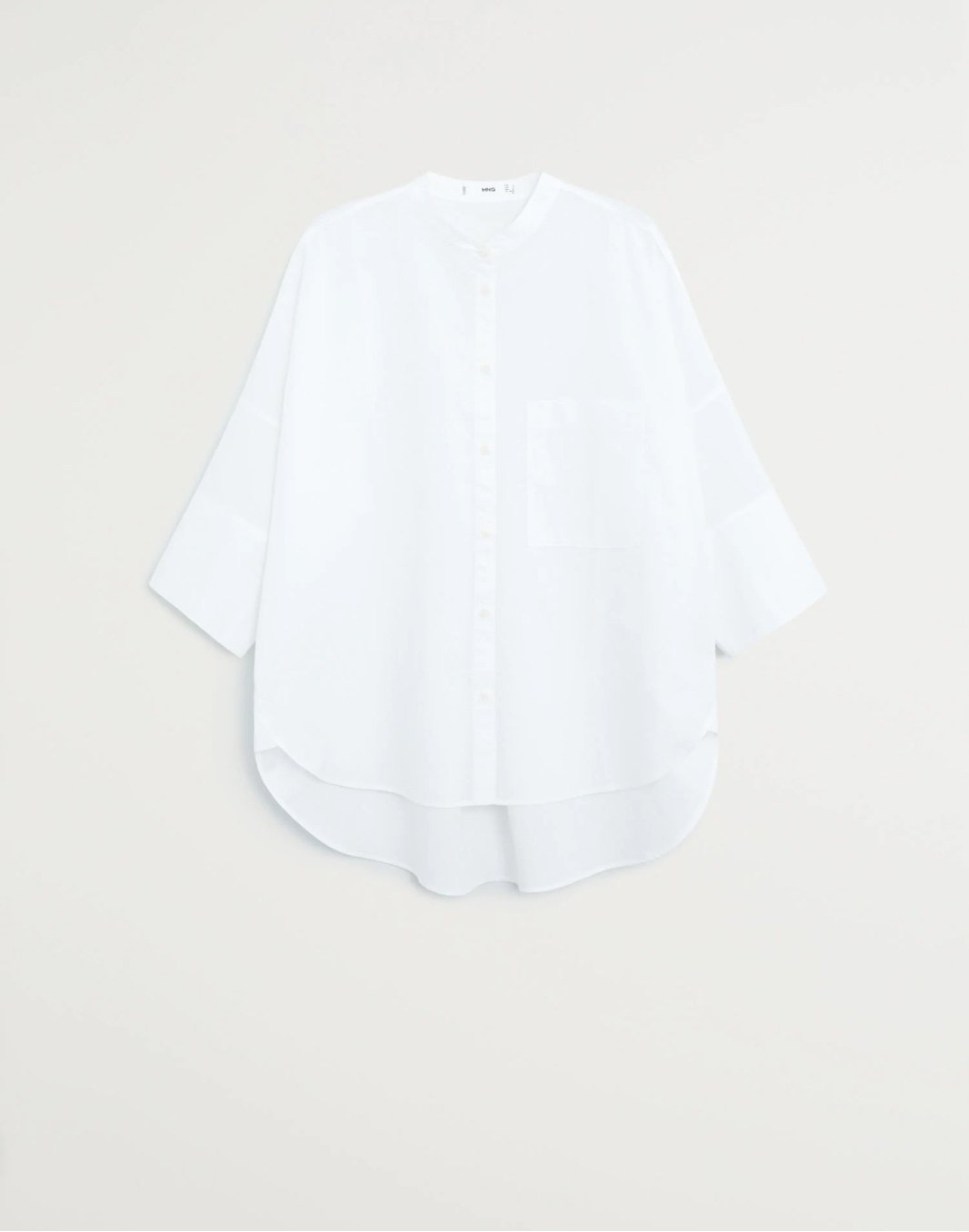 Oversize poplin shirt - Imagen 2