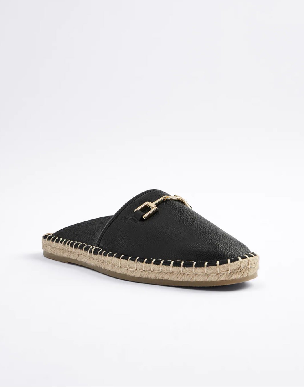 Black Suede espadrilles - Imagen 2
