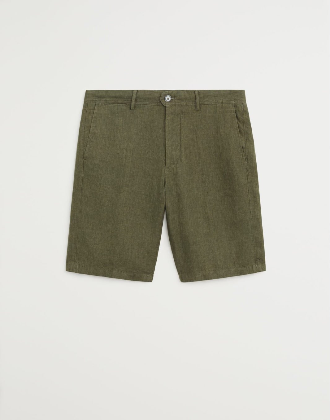 Linen chino Bermuda shorts - Imagen 2